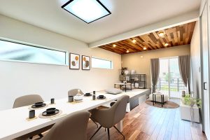 堺市南区M様邸畳のあるリビング｜注文住宅施工事例