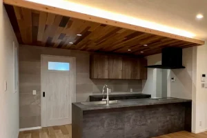 堺市堺区T様邸のグラフテクトキッチン｜注文住宅施工事例