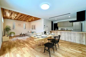 堺市堺区U様邸平屋建てリビング｜注文住宅施工事例